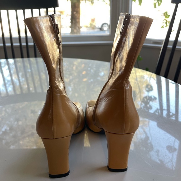 Y2K Coup Detat Leather Square Toe Heel - 8.5 - Picture 5 of 9